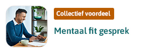 Mentaal fit gesprek. Collectief voordeel.