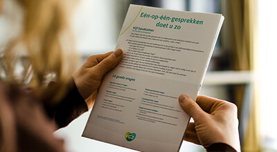 Spiekbrief één-op-één gesprekken